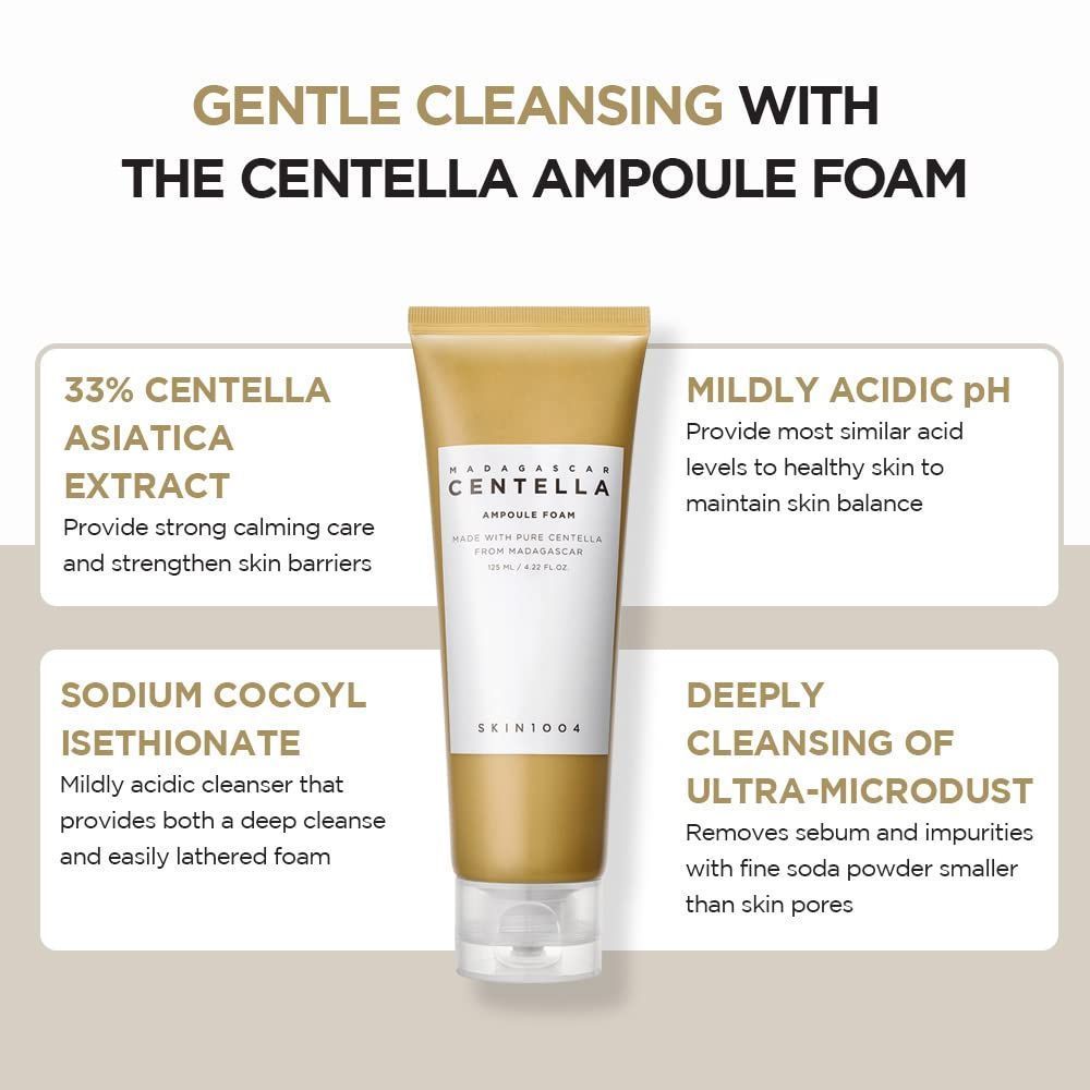 Skin1004 Madagascar Centella Ampoule Facial Foam, 125ml product image 6