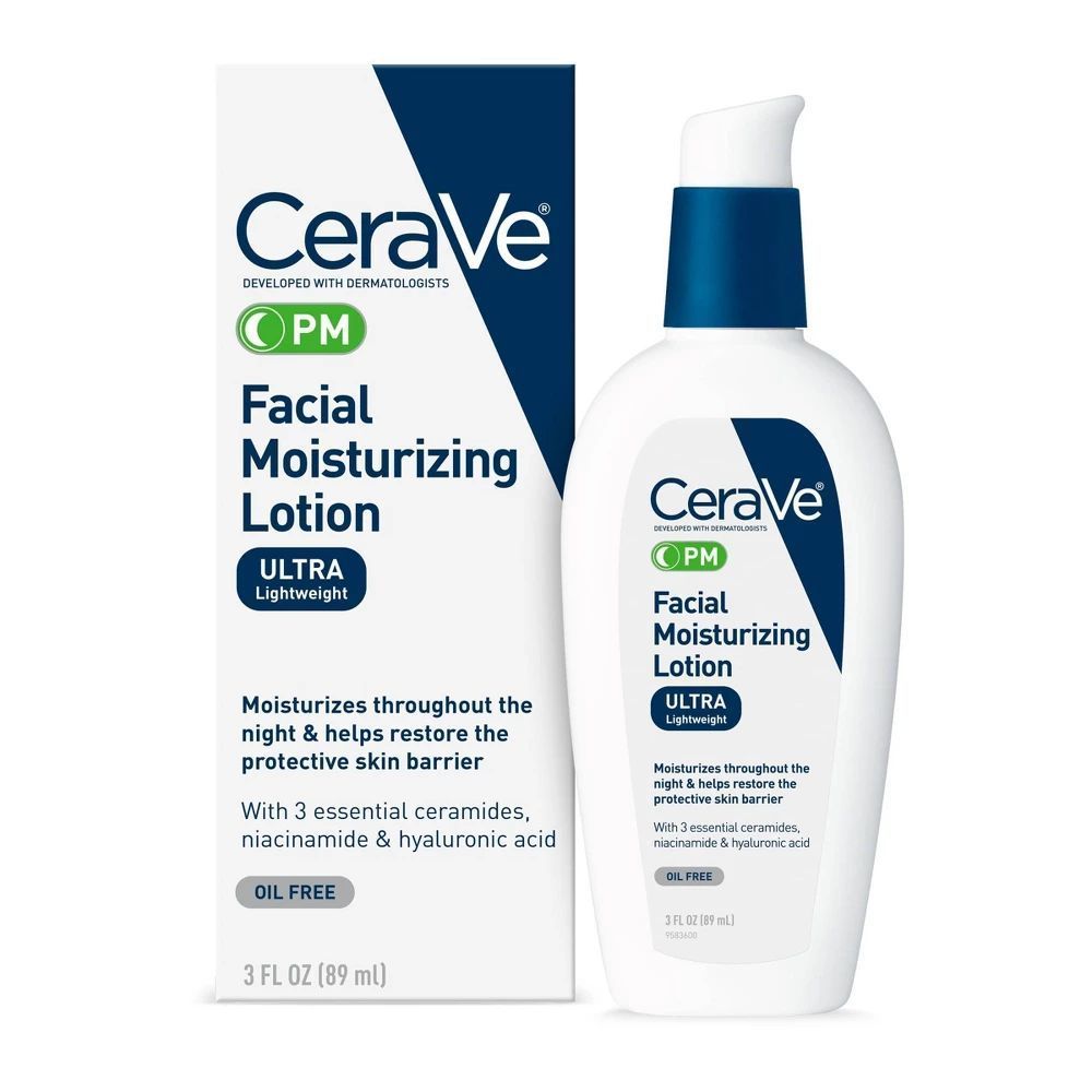 CeraVe Facial Moisturizing Lotion PM Ultra Lightweight, 89ml product image 2