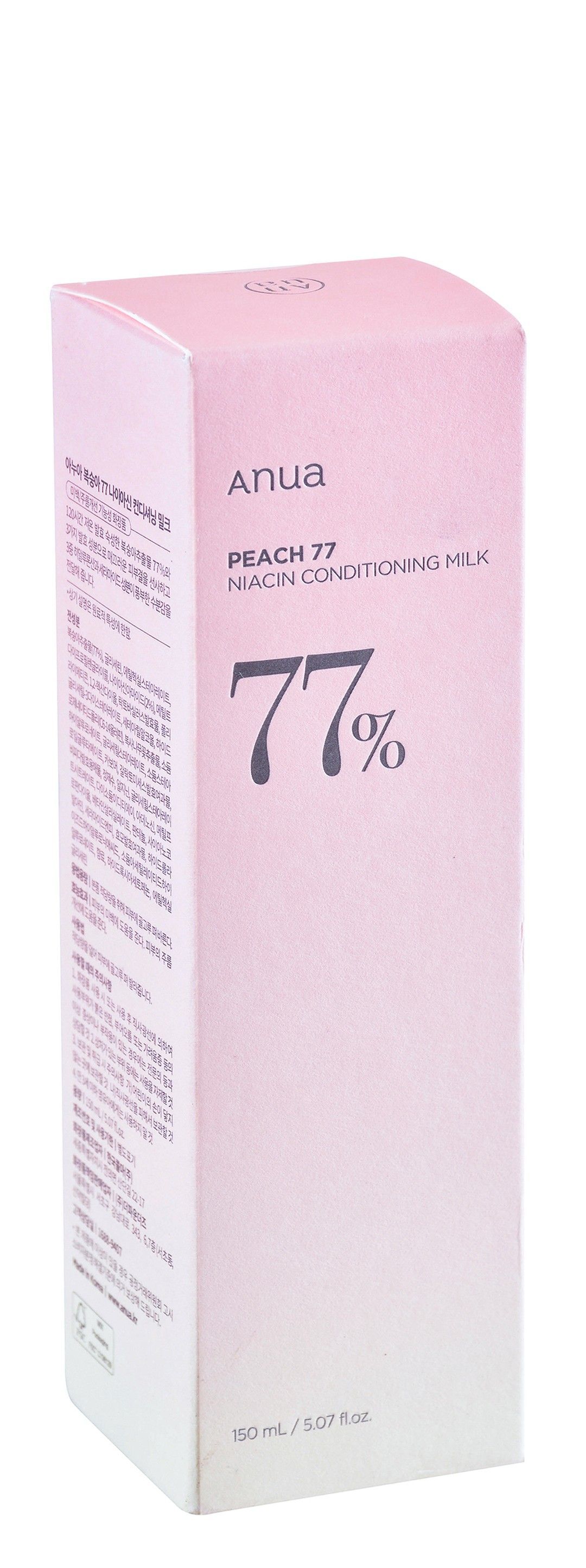 Anua Peach 77% Niacin Facial Conditioning Milk Cream, 150ml product image 2