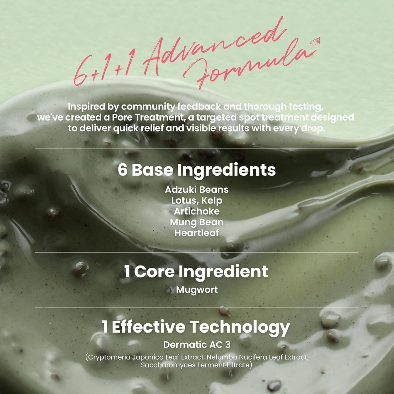 Axis-Y Mugwort Pore Clarifying Wash-Off Face Mask with Bean & Seaweed Extracts, 100ml product image 10
