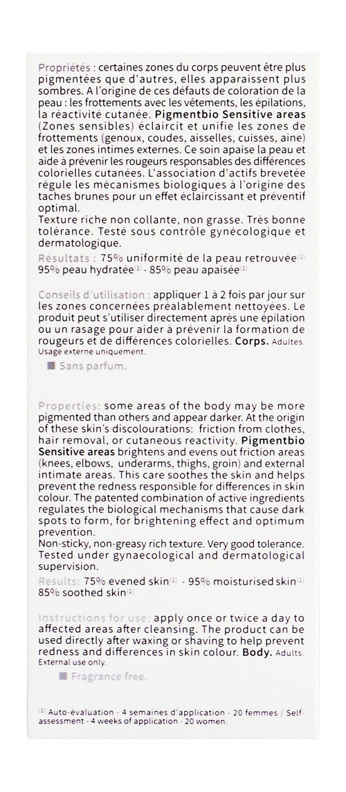 Bioderma Pigmentbio Non-Greasy Brightening Skin Treatment for Sensitive Areas, 75ml product image 2