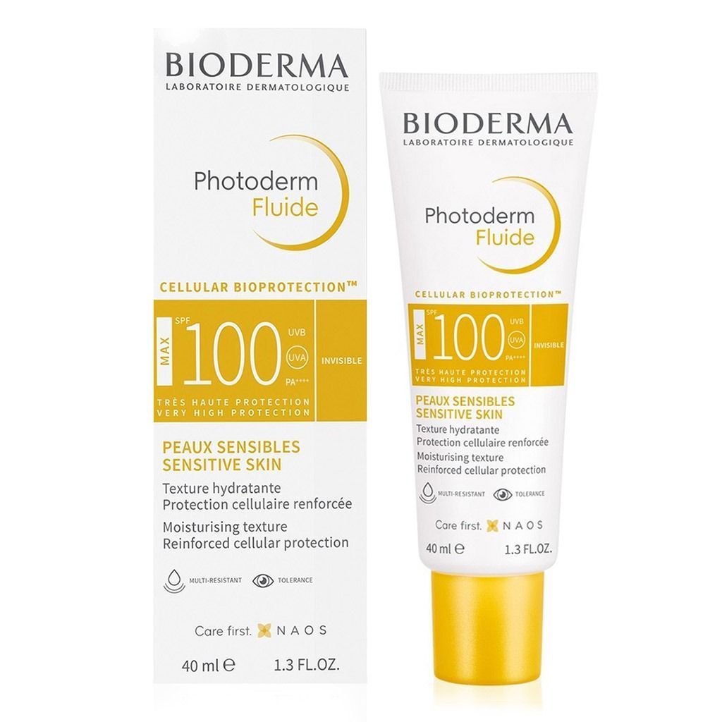 Bioderma Photoderm Fluide Water-Resistant Moisturizing Facial Sunscreen for Sensitive Skin SPF100 PA++++, 40ml product image 8