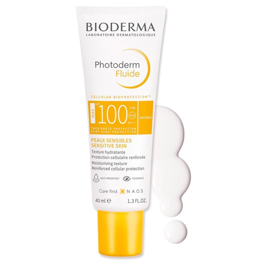 Bioderma Photoderm Fluide Water-Resistant Moisturizing Facial Sunscreen for Sensitive Skin SPF100 PA++++, 40ml product image 9