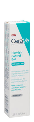 CeraVe Blemish Control Anti-Imperfection & Protecting Face Gel with AHA, BHA & Lactic Acids, 40ml product image