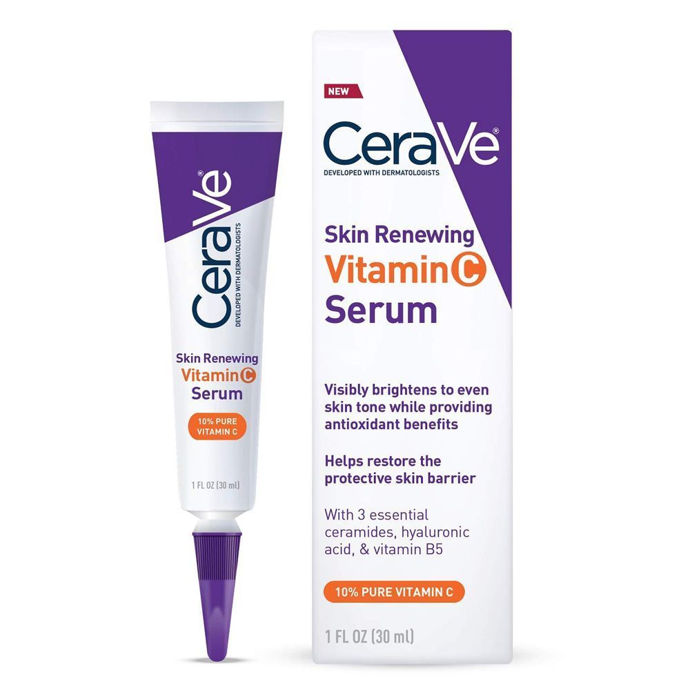 CeraVe 10% Vitamin C Renewing, Brightening & Restoring Face Serum with Ceramides, Hyaluronic Acid & Vitamin B5, 30ml product image 2