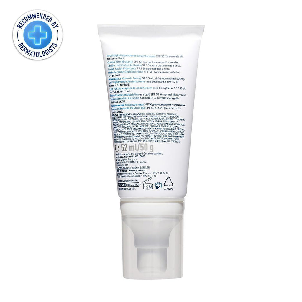 CeraVe Moisturizing Facial Day Lotion with Hyaluronic Acid, Niacinamide & Ceramides Normal to Dry Skin SPF30, 52ml product image 3