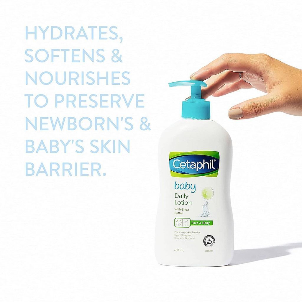 Cetaphil Baby Hypoallergenic Daily Face & Body Lotion with Shea Butter, 400ml product image 3