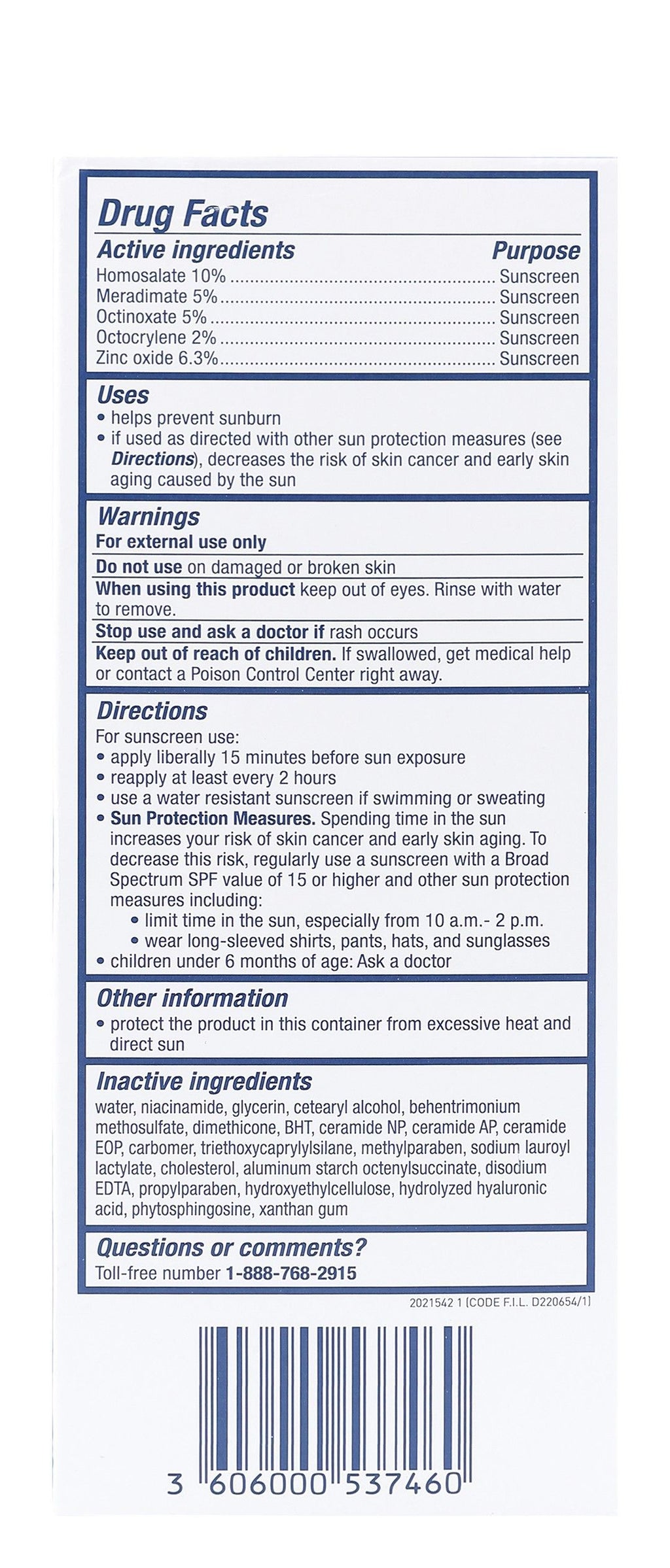 CeraVe AM Moisturizing Face Lotion with Ceramides, Niacinamide & Hyaluronic Acid SPF30, 89ml product image 3