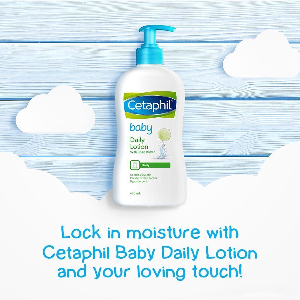 Cetaphil Baby Hypoallergenic Daily Face & Body Lotion with Shea Butter, 400ml product image 4