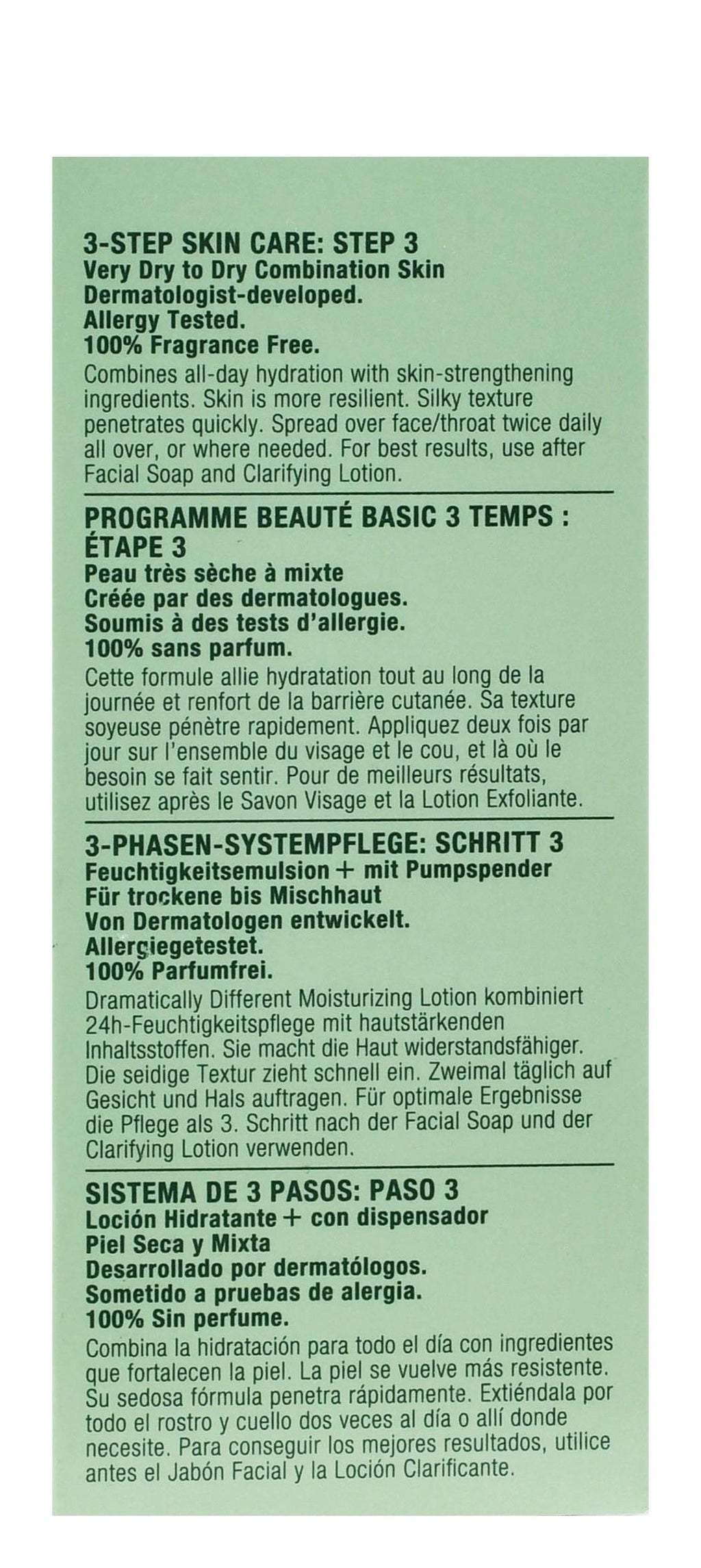 Clinique Dramatically Different Moisturizing Lotion with Pump for Very Dry to Dry Combination Skin, 125ml product image 3