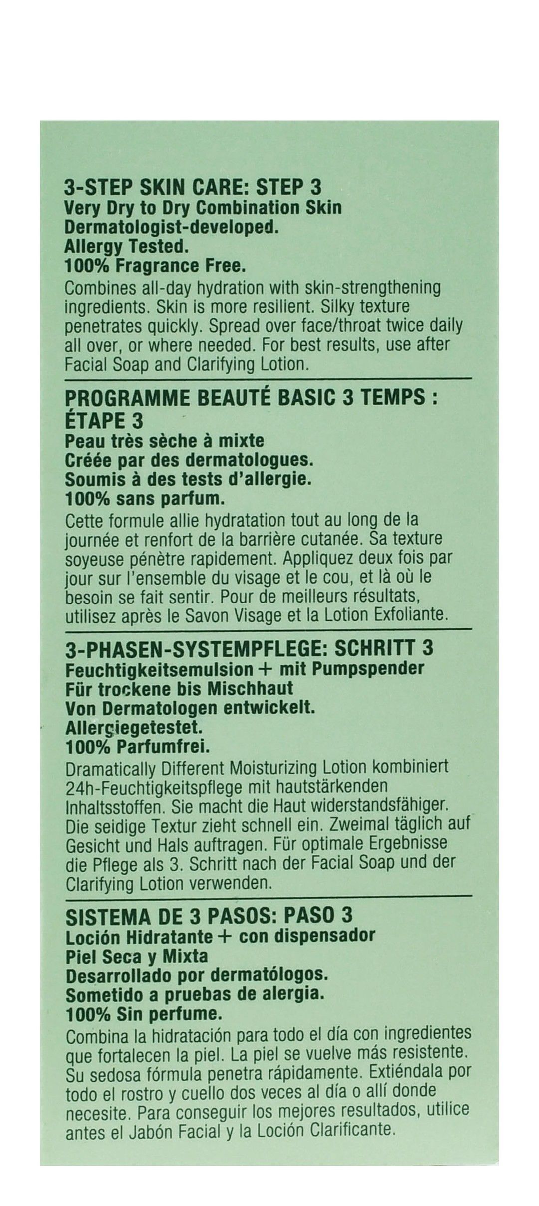 Clinique Dramatically Different Moisturizing Lotion with Pump for Very Dry to Dry Combination Skin, 125ml product image 3