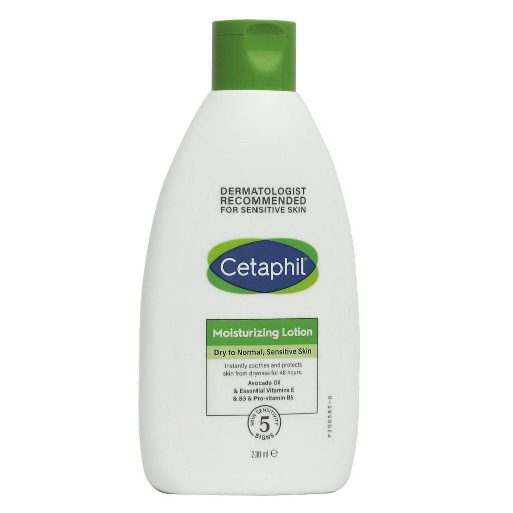 Cetaphil Non-Greasy 48H Moisturizing, Soothing & Anti-Dryness Face & Body Lotion with Avocado Oil & Vitamins for Dry to Normal & Sensitive Skin, 200ml product image 2