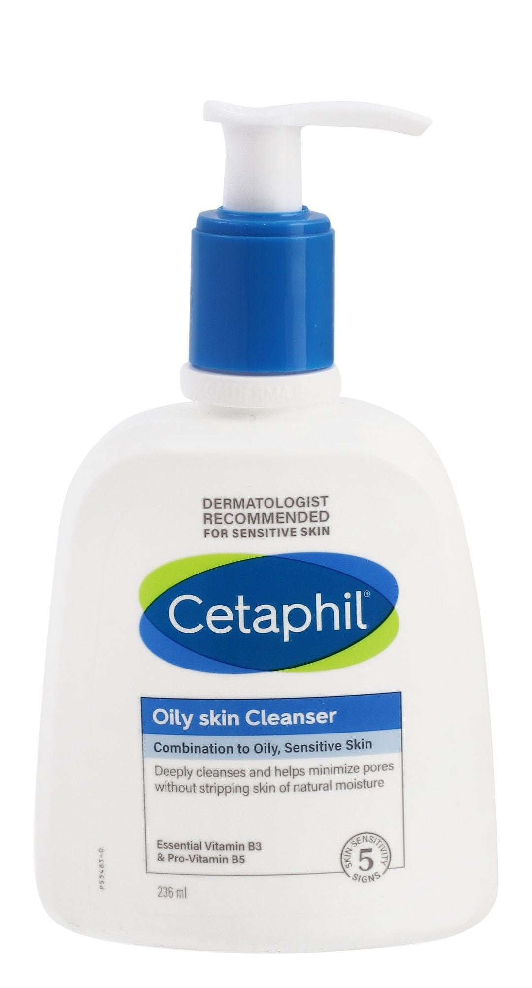 Cetaphil Pore Minimizing Facial Cleanser with Vitamin B3 & Pro-Vitamin B5 for Oily, Combination & Sensitive Skin, 236ml product image