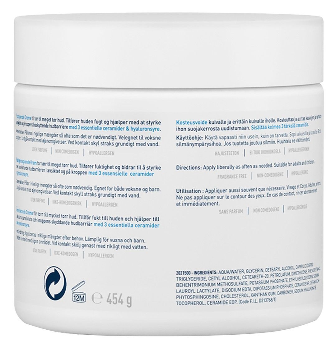 Cerave Moisturizing Cream Baume Hydrant, 454g product image 2