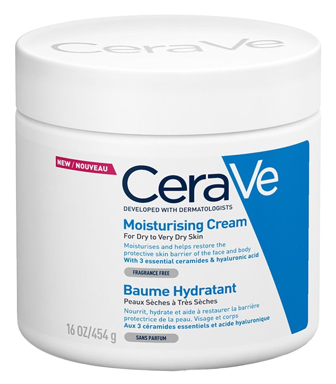 Cerave Moisturizing Cream Baume Hydrant, 454g product image 3