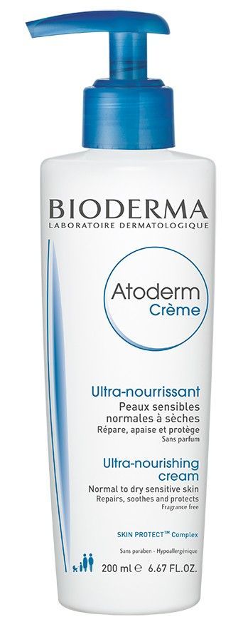 Bioderma Atoderm Creme Ultra Hypoallergenic Nourishing, Repairing & Soothing Face & Body Cream, 200ml product image