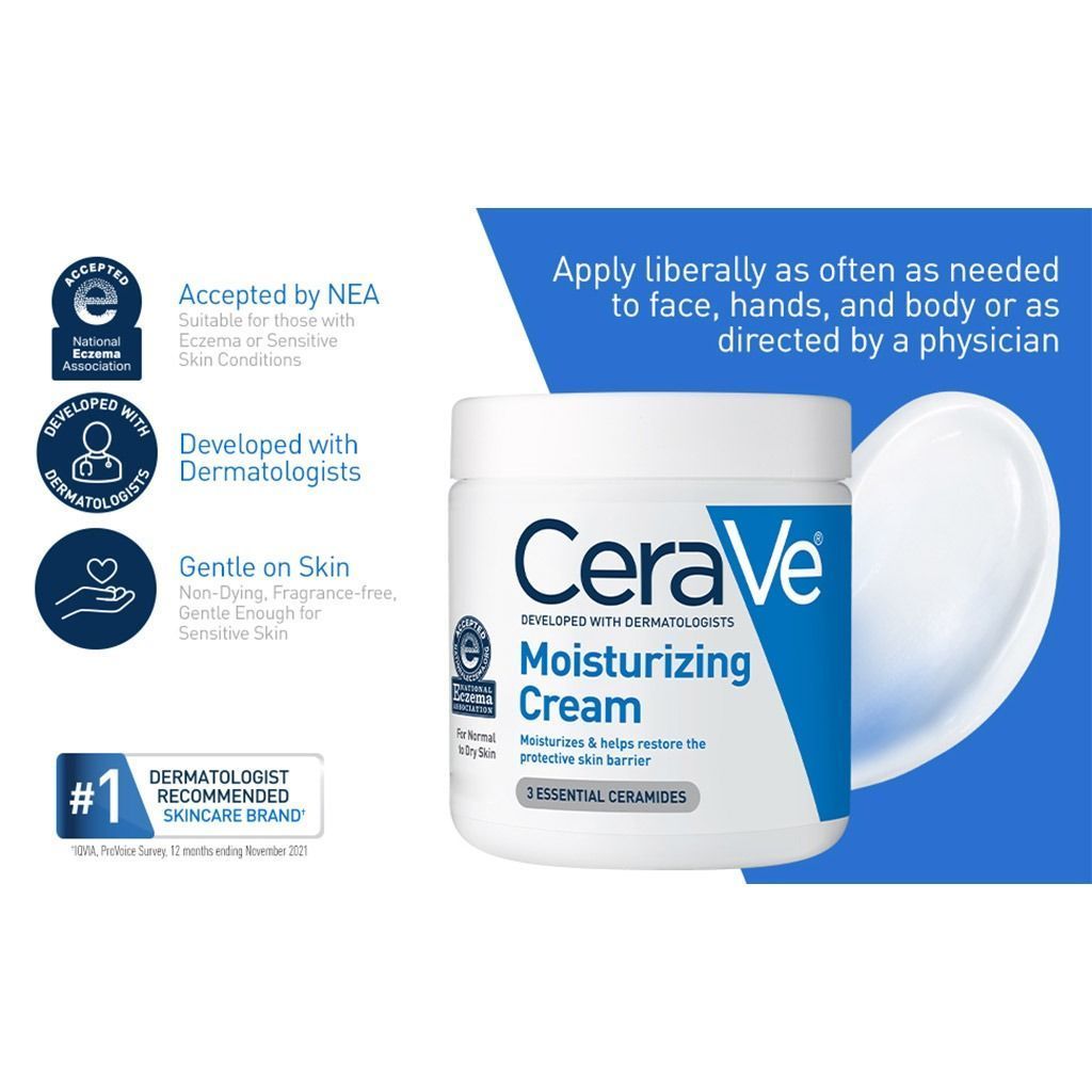 Cerave Moisturizing Cream Baume Hydrant, 454g product image 12