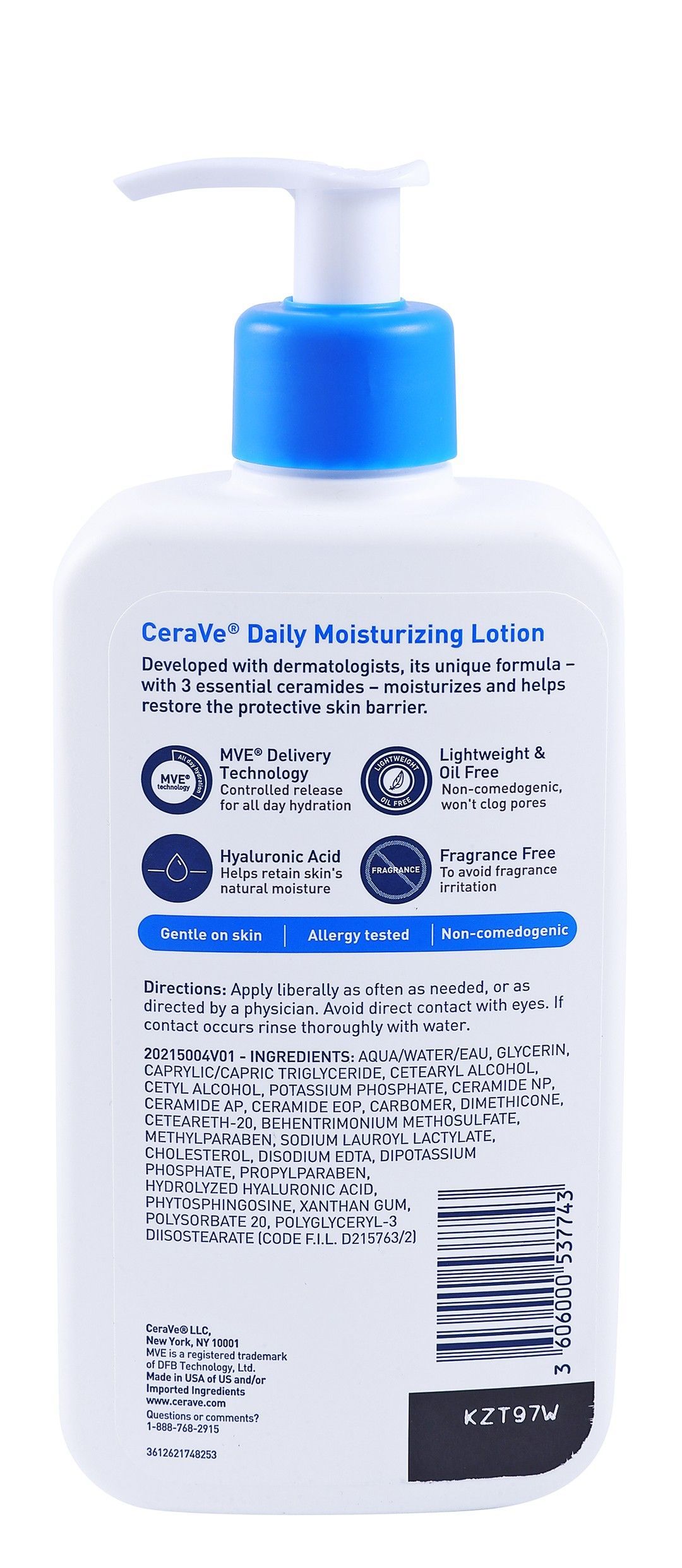 CeraVe Moisturizing Body Lotion with Ceramides & Hyaluronic Acid, 355ml product image 2