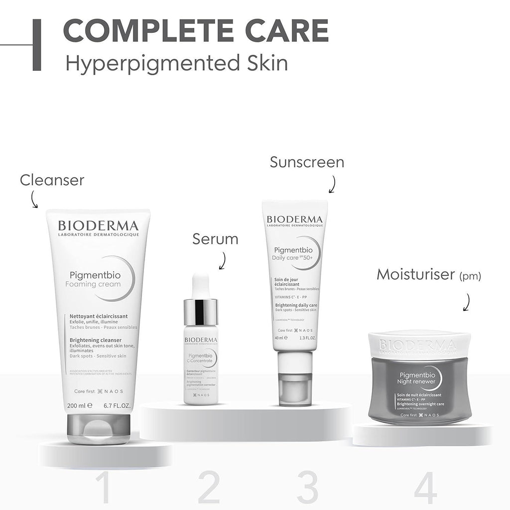 Bioderma Pigmentbio Face & Body Foaming Cream Cleanser for Dark Spots & Sensitive Skin, 200ml product image 6