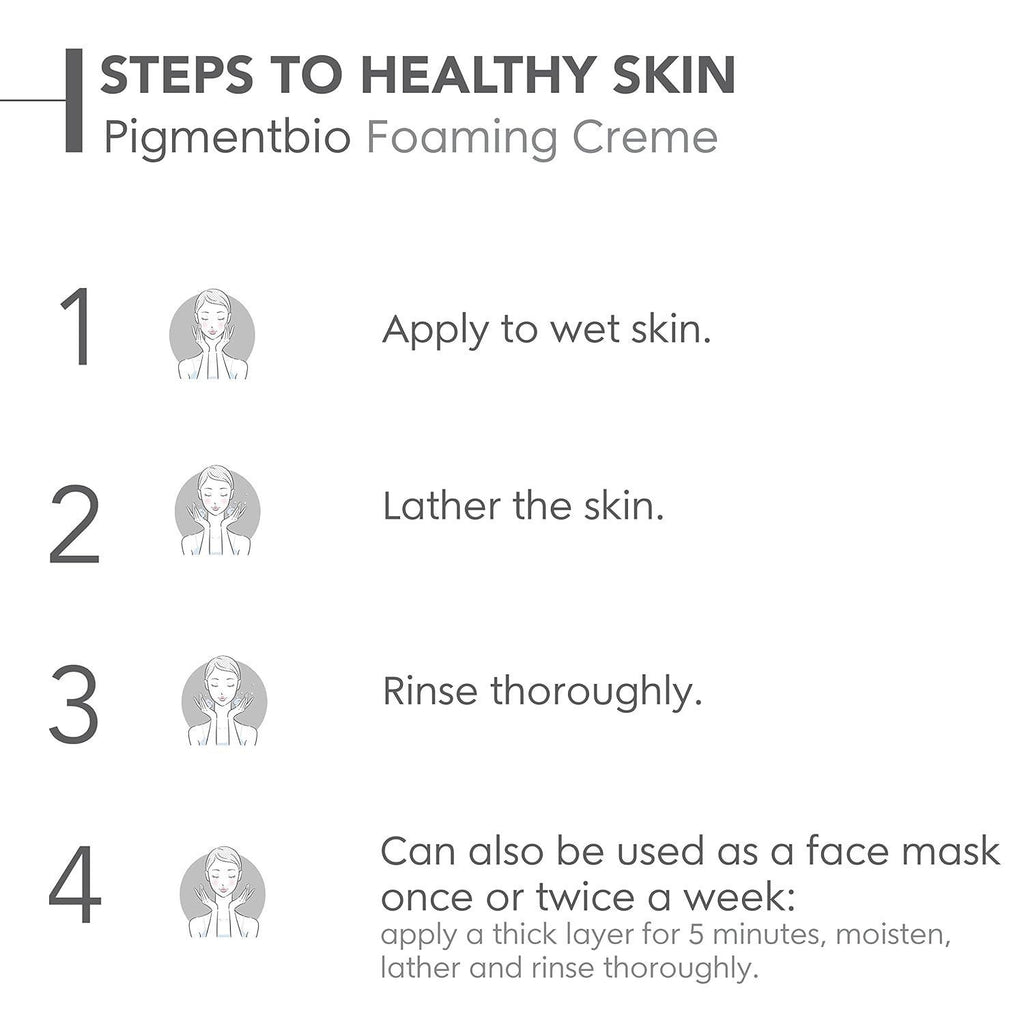 Bioderma Pigmentbio Face & Body Foaming Cream Cleanser for Dark Spots & Sensitive Skin, 200ml product image 8