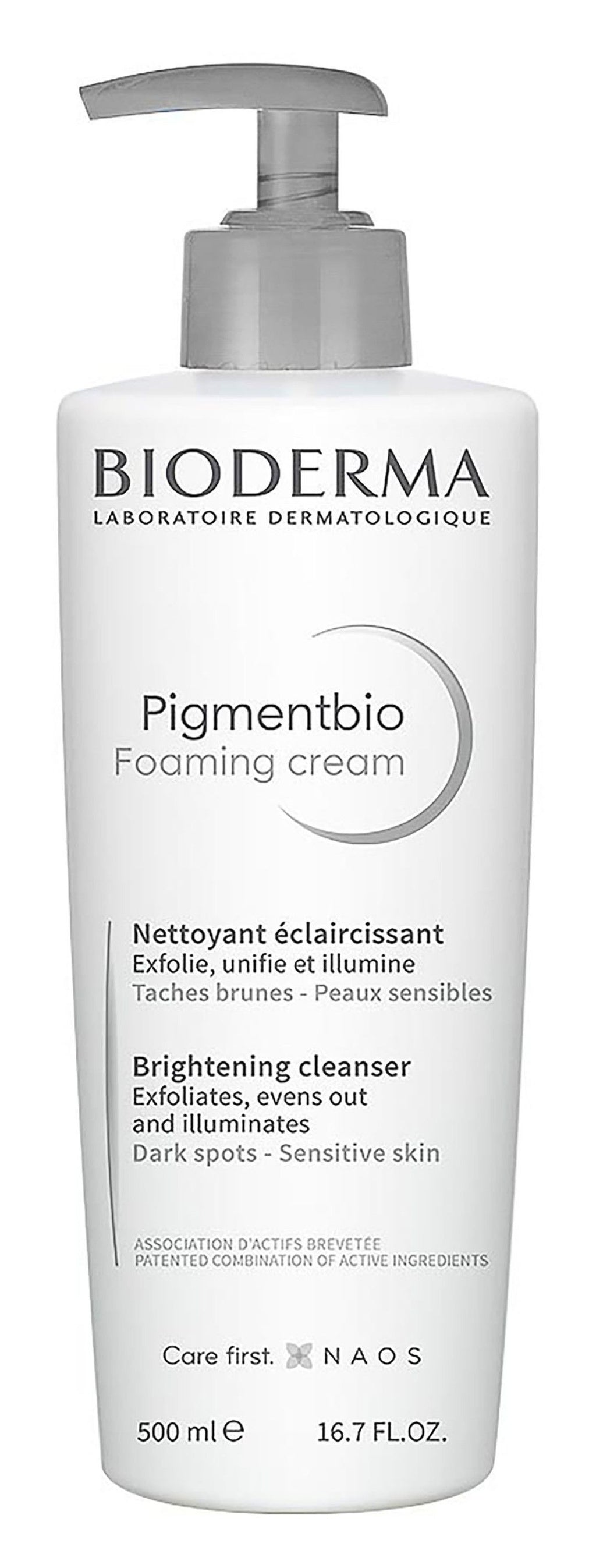 Bioderma Pigmentbio Face & Body Foaming Cream Cleanser, 500ml product image
