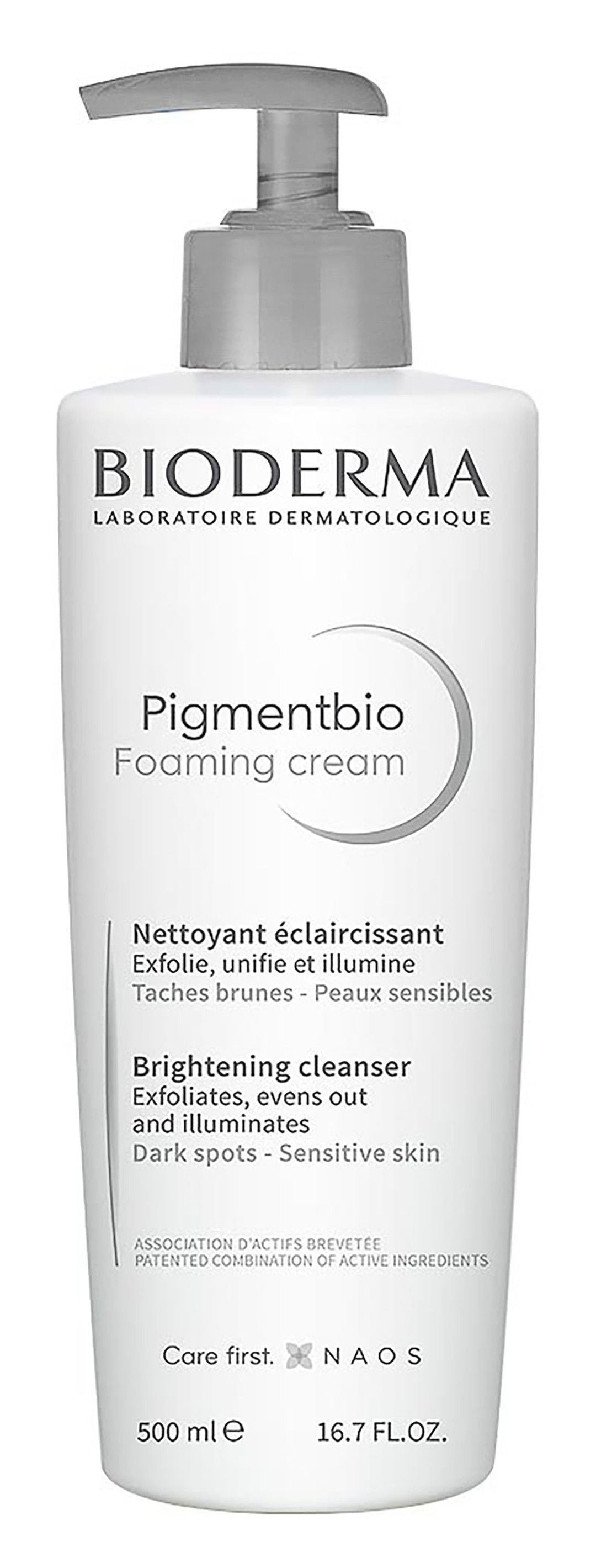 Bioderma Pigmentbio Face & Body Foaming Cream Cleanser, 500ml product image