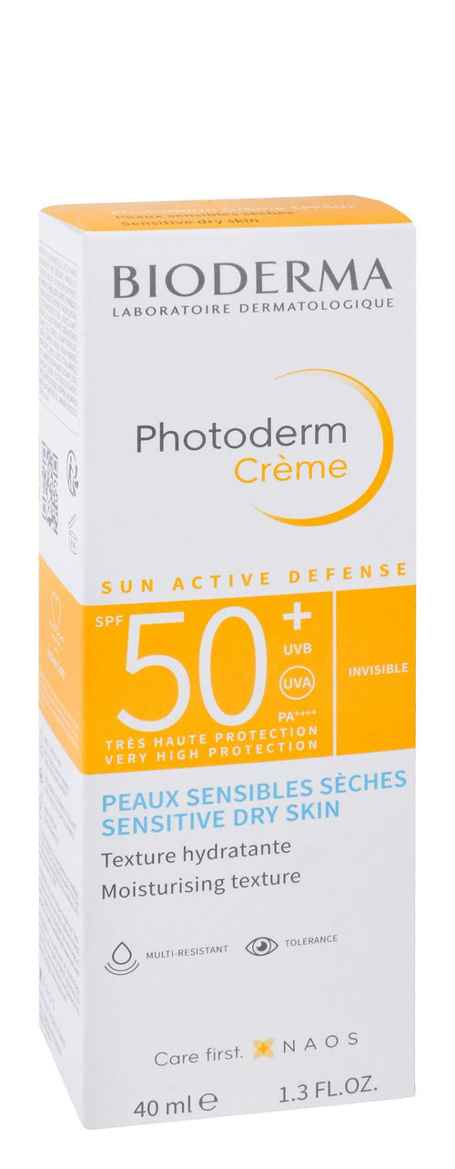 Bioderma Photoderm Water-Resistant Moisturizing Facial Sunscreen for Sensitive & Dry Skin SPF50+, 40ml product image