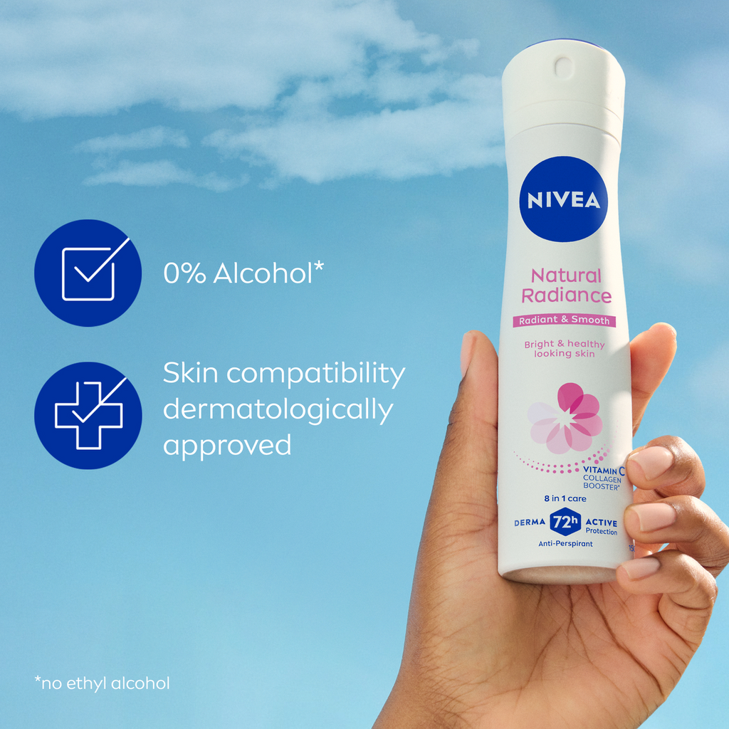 Nivea Natural Radiance Deodorant Women, 150ml product image 2