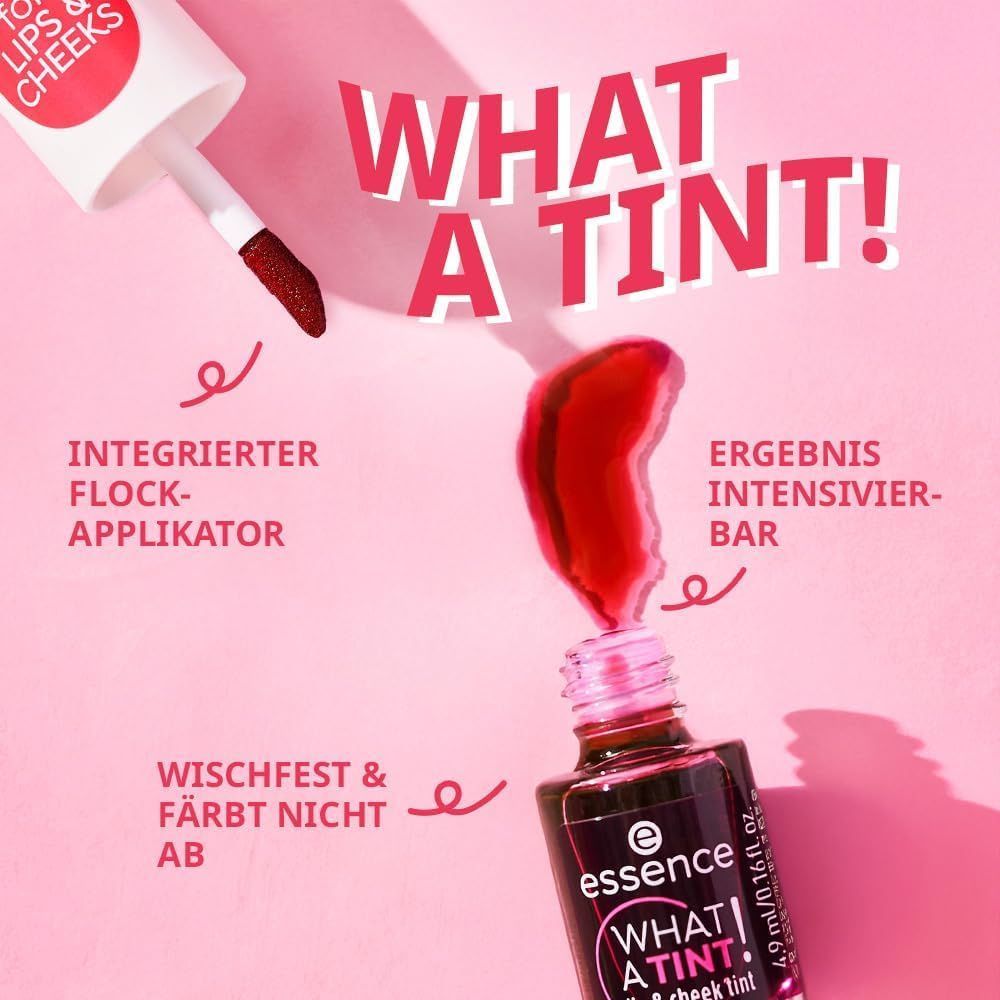 Essence What A Tint Non-Sticky Lip & Cheek Tint Kiss From A Rose 01, 1 Piece product image 8