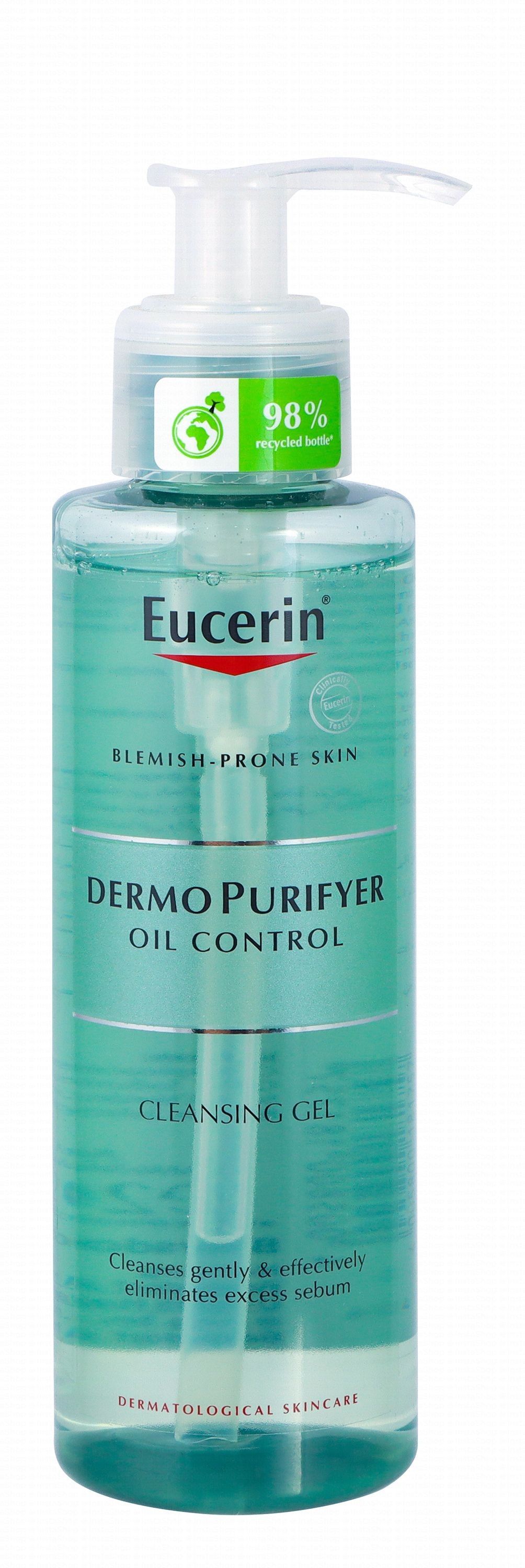 Eucerin DermoPurifyer Oil Control Facial Cleansing Gel for Blemish Prone Skin, 200ml product image