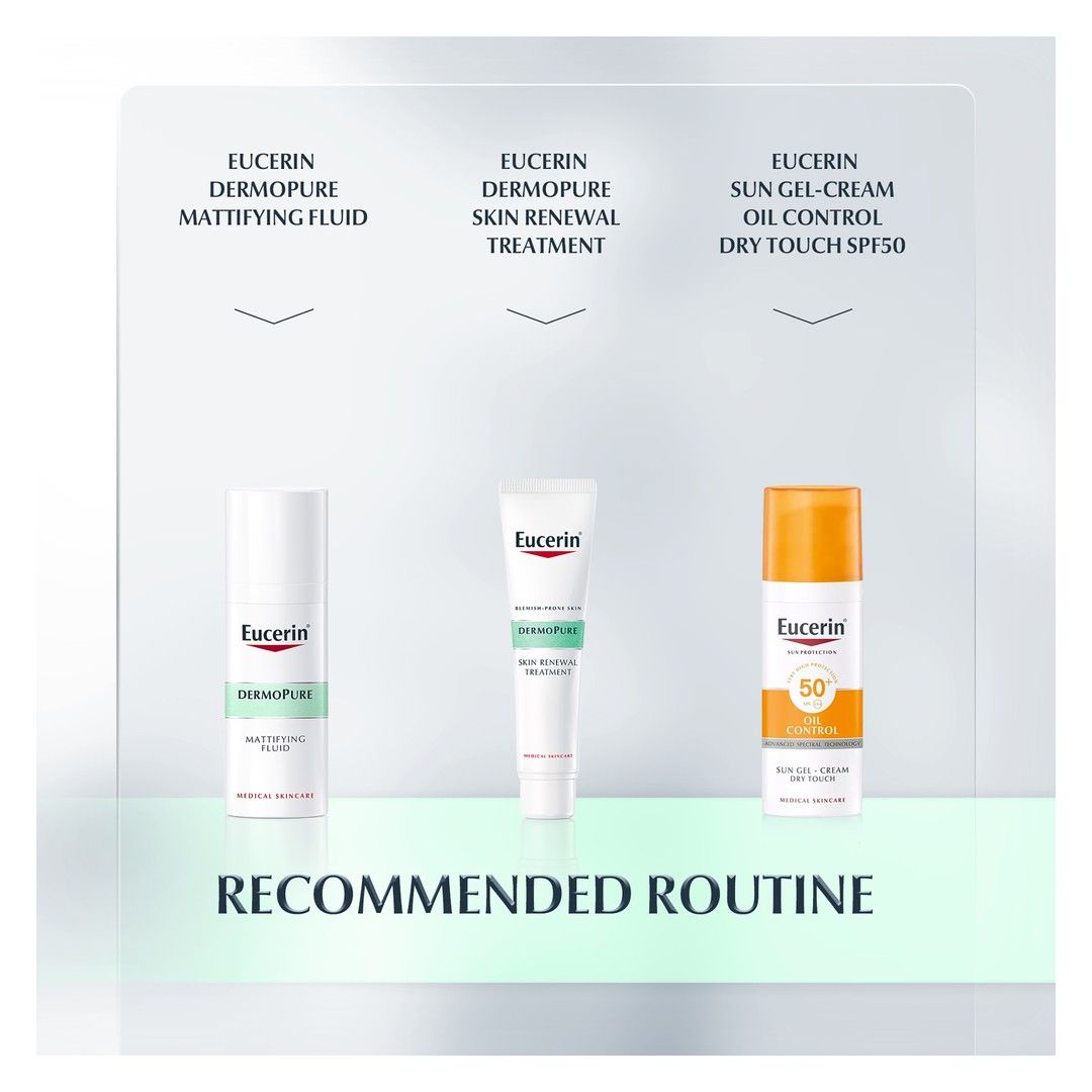 Eucerin DermoPurifyer Oil Control Facial Cleansing Gel for Blemish Prone Skin, 200ml product image 12
