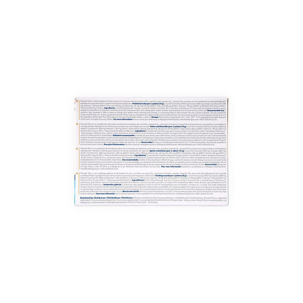 Proxeed Plus Male Fertility Supplement Sachets Lemon Flavor, 30 x 5g product image 3