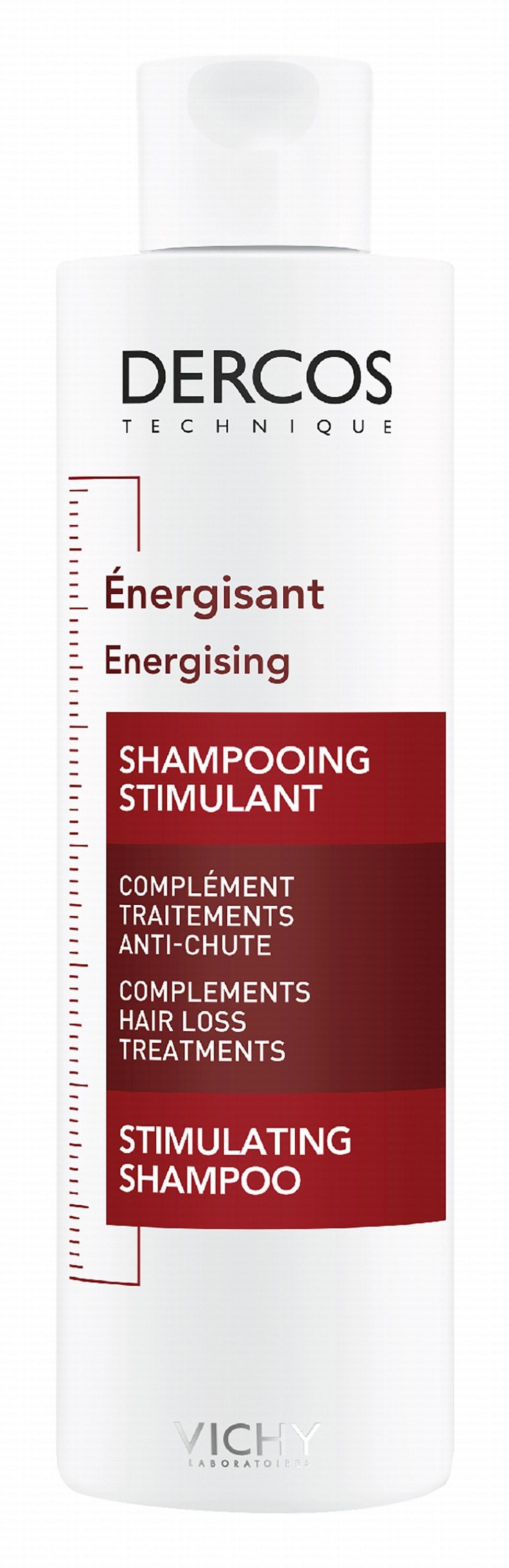 Vichy Dercos Energizing Anti-Hair Loss Shampoo with Aminexil, Vitamin B3, B5 & B6, 200ml product image 2