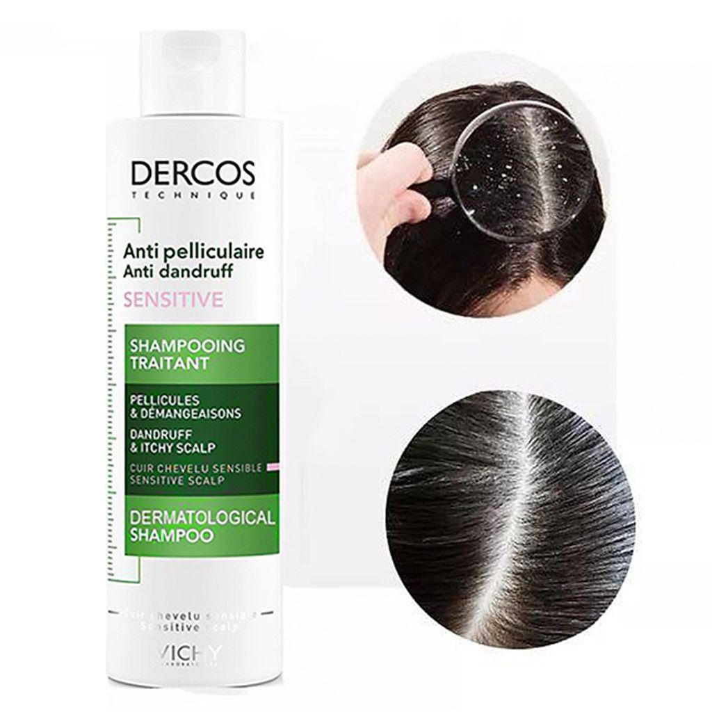 Vichy Dercos Anti-Dandruff Shampoo for Sensitive Scalp, 200ml product image 4
