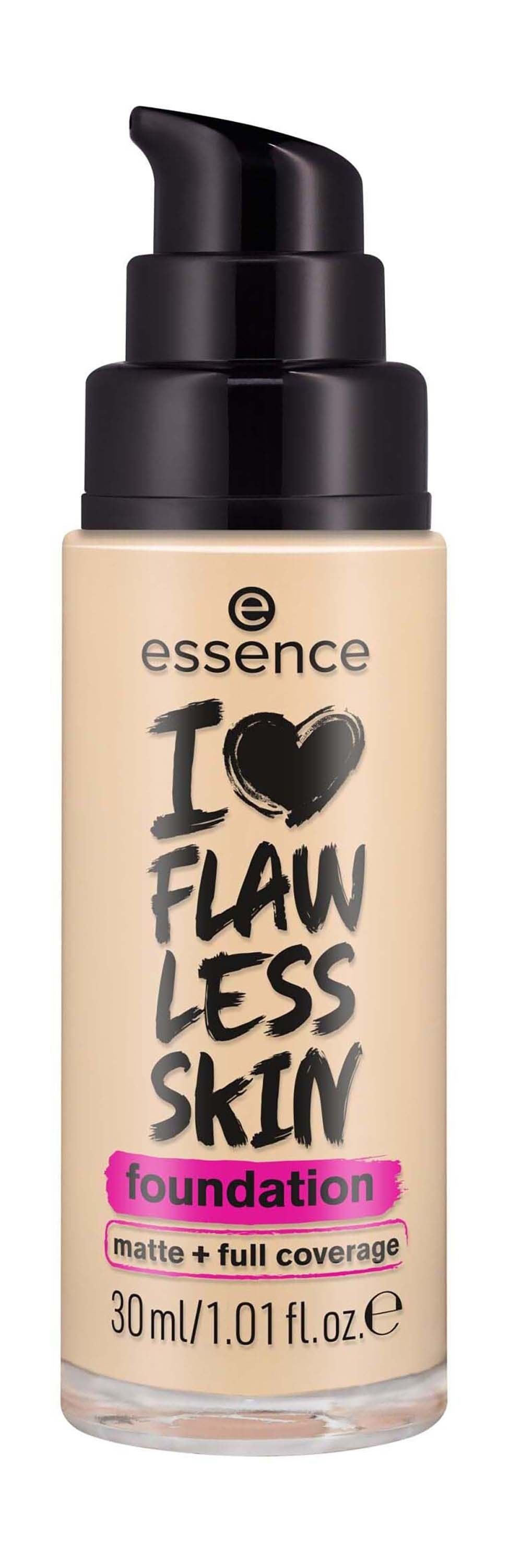 Essence I Love Flawless Skin Full Coverage Matte Liquid Foundation SPF20 Dark Porcelain 30, 30ml product image