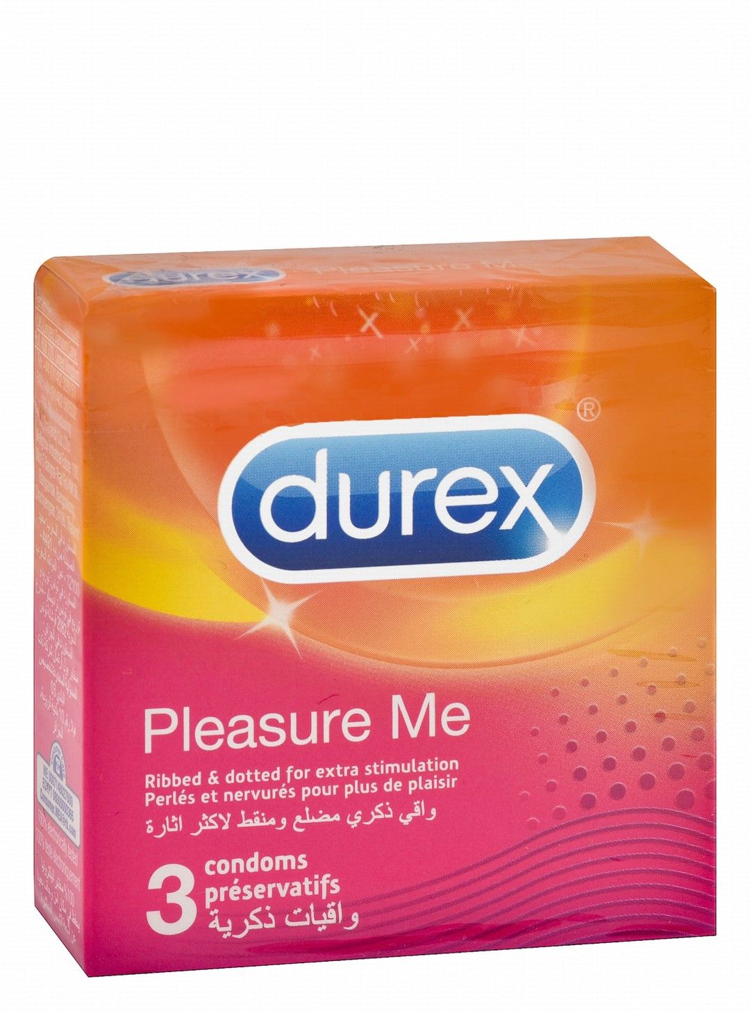 Durex Pleasure Max Condoms, 3 Pieces product image