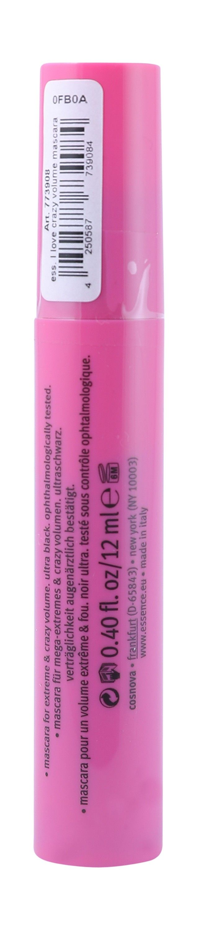Essence I Love Extreme Crazy Volume Mascara Black 01, 1 Piece product image 2