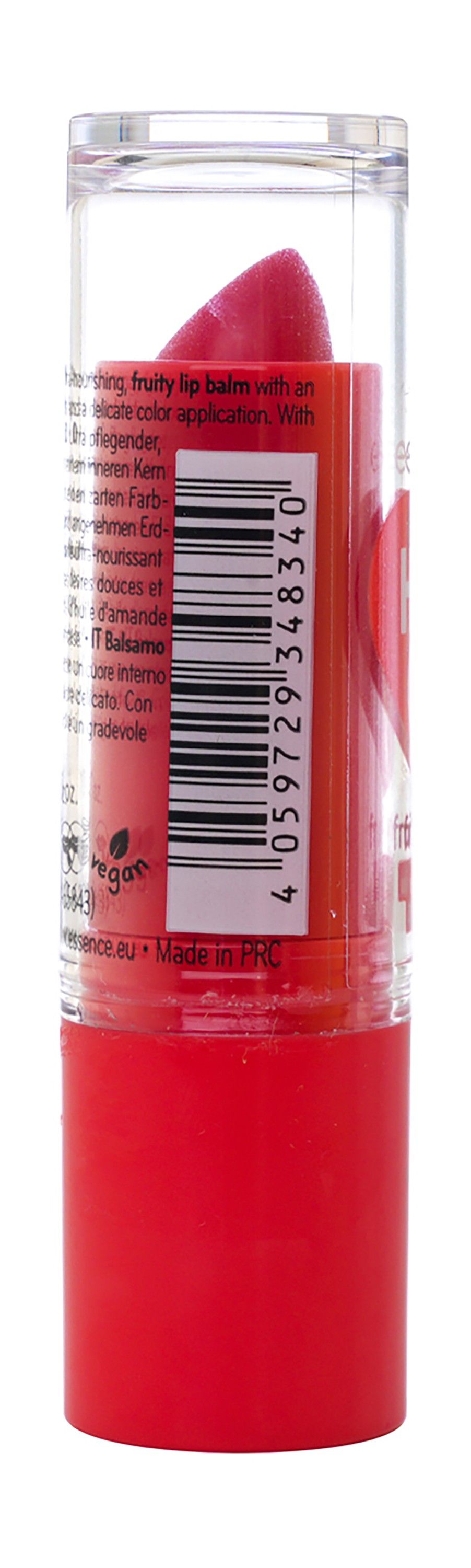 Essence Heart Core Fruity Lip Balm with Sweet Almond Oil Sweet Strawberry 02, 1 Piece product image 3