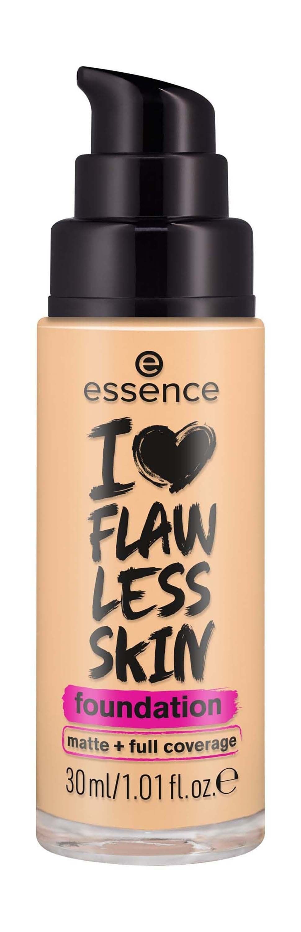 Essence I Love Flawless Skin Full Coverage Matte Liquid Foundation SPF20 Medium Ivory 50, 30ml product image