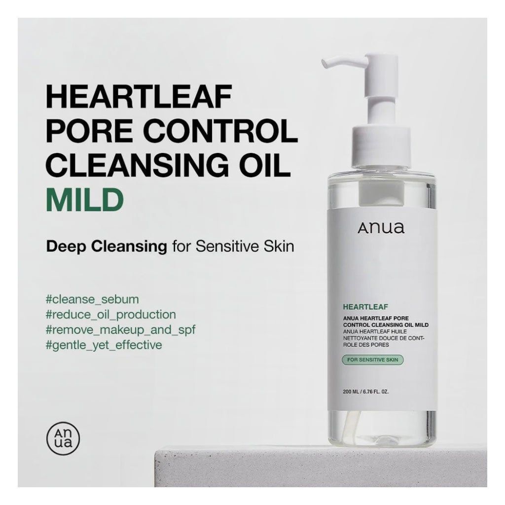 Anua Heartleaf Pore Control Cleansing Oil Mild 200ml No.9105 product image 2