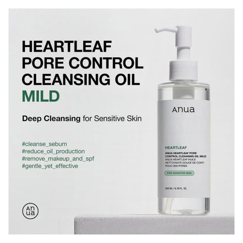 Anua Heartleaf Pore Control Cleansing Oil Mild 200ml No.9105 product image 2
