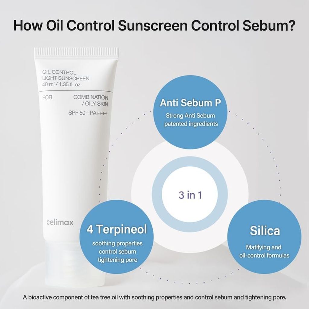 Celimax Oil Control Light Sunscreen SPF50+, 40ml product image 7