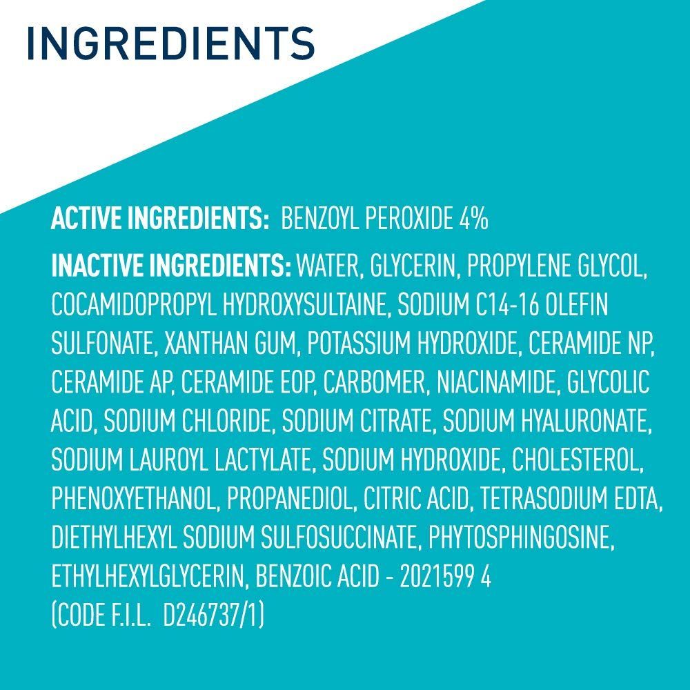 CeraVe Acne Foaming Cream Cleanser, 150ml product image 6