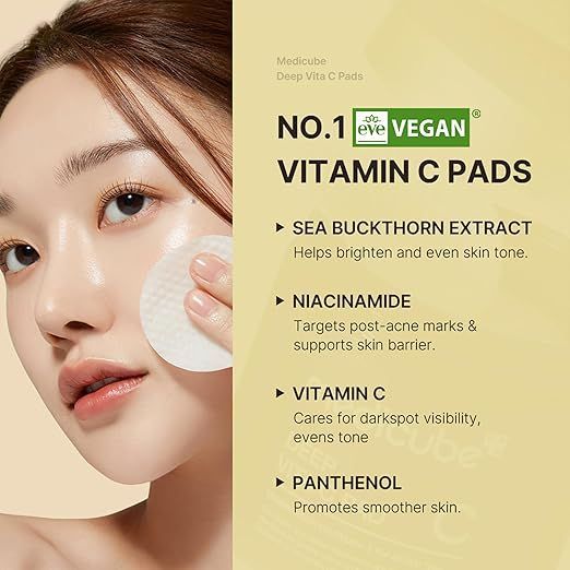 Medicube Deep Vita C Toner Pads, 70 Pads product image 3