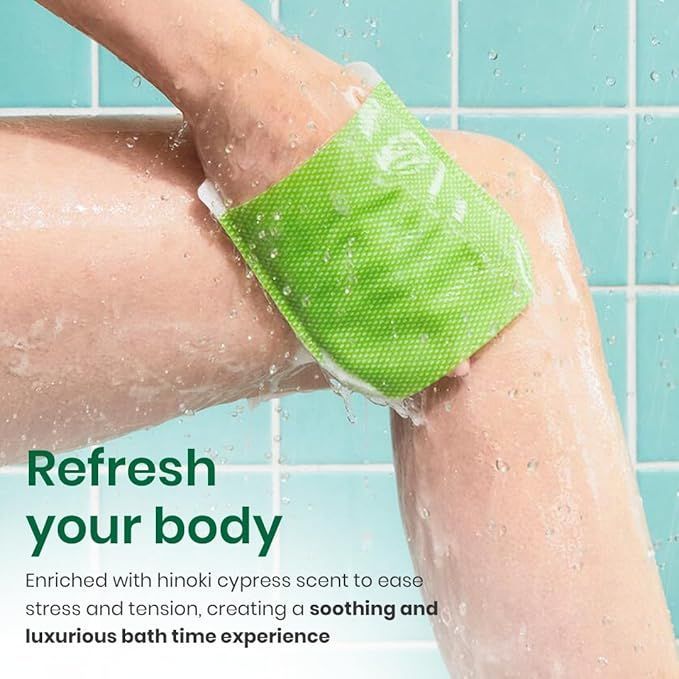 Mom's Bath Recipe Body Peeling Pad - Green product image 3