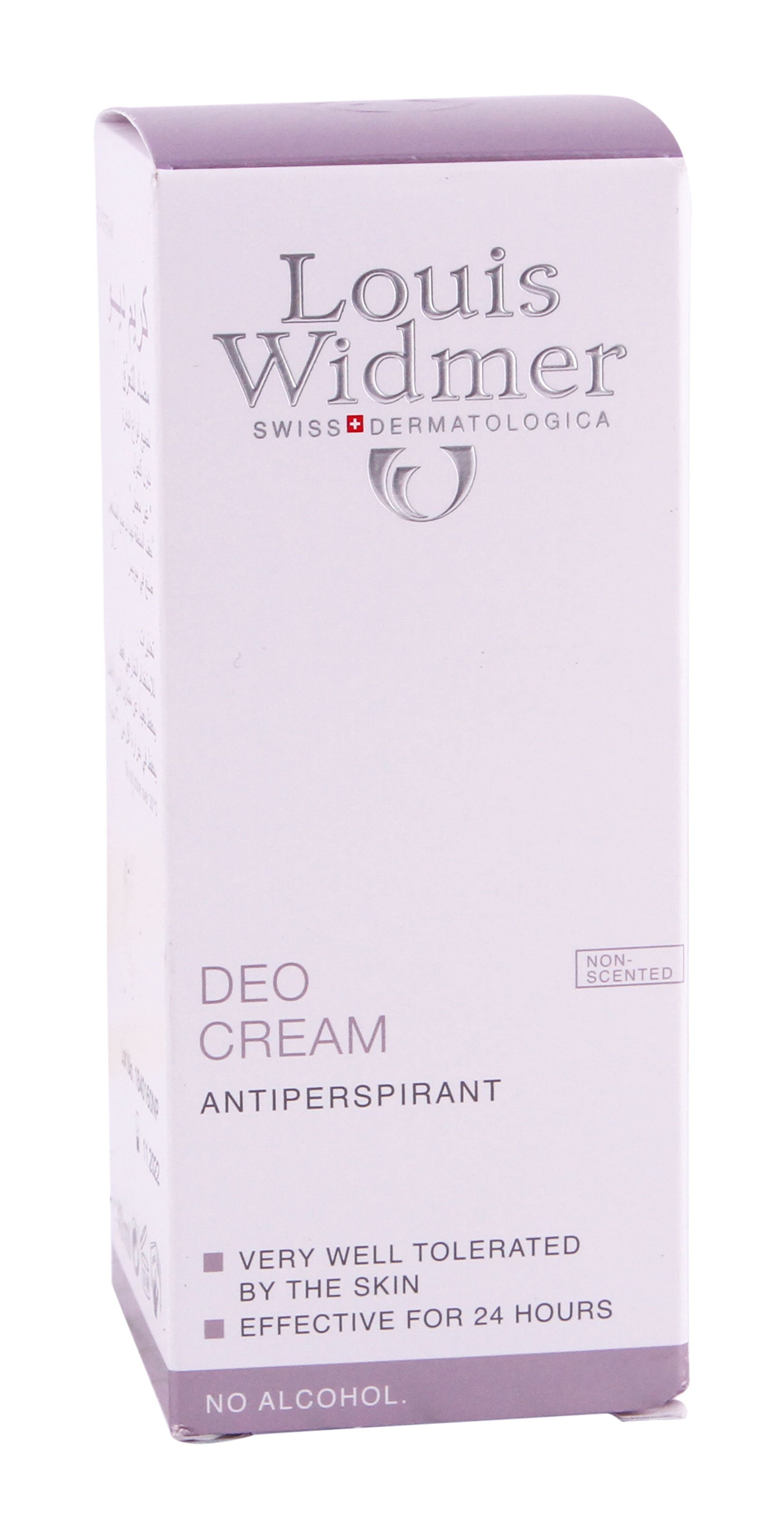 Louis Widmer Unscented Antiperspirant Deo Cream, 40ml product image