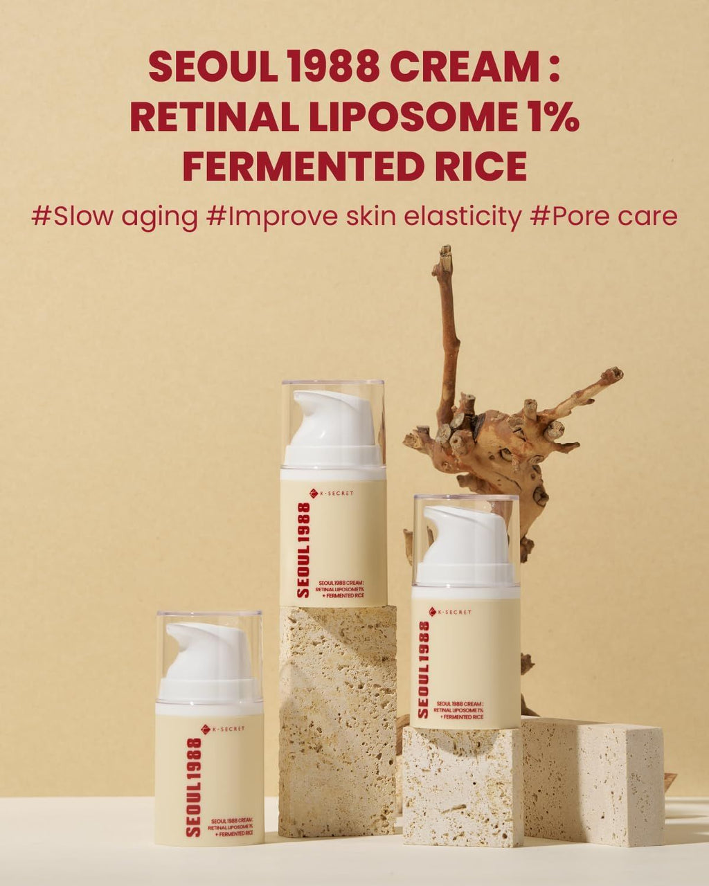 K-secret Seoul 1988 Retinal Liposome 1% + Fermented Rice Cream, 50ml product image 3
