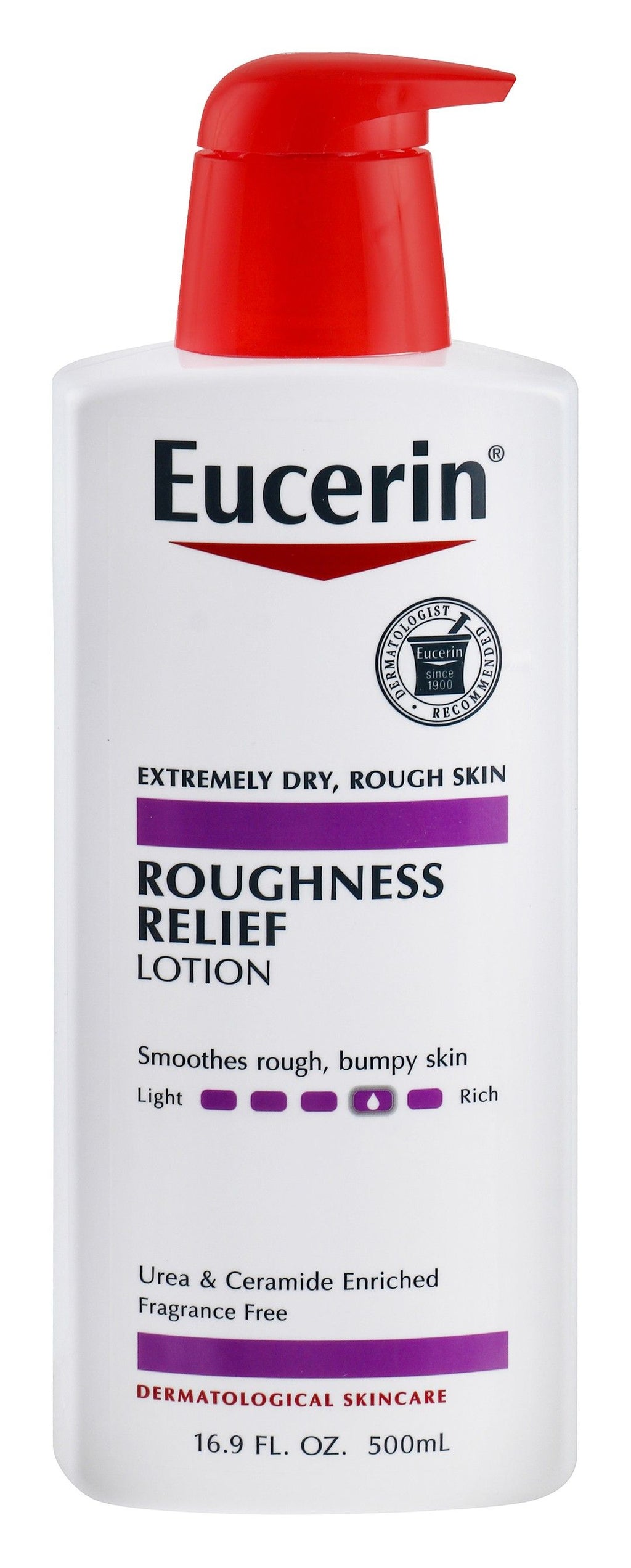 Eucerin Roughness Relief & Smoothing Body Lotion with Urea & Ceramide for Dry & Rough Skin, 500ml product image