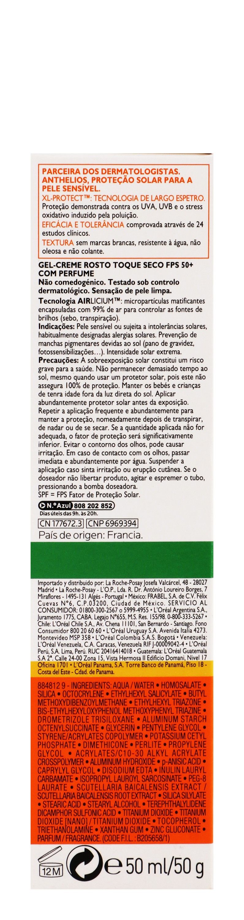 La Roche-Posay Anthelios XL Anti-Shine Dry Touch Sunscreen for Sensitive & Sun Intolerant Skin SPF50+, 50ml product image 4