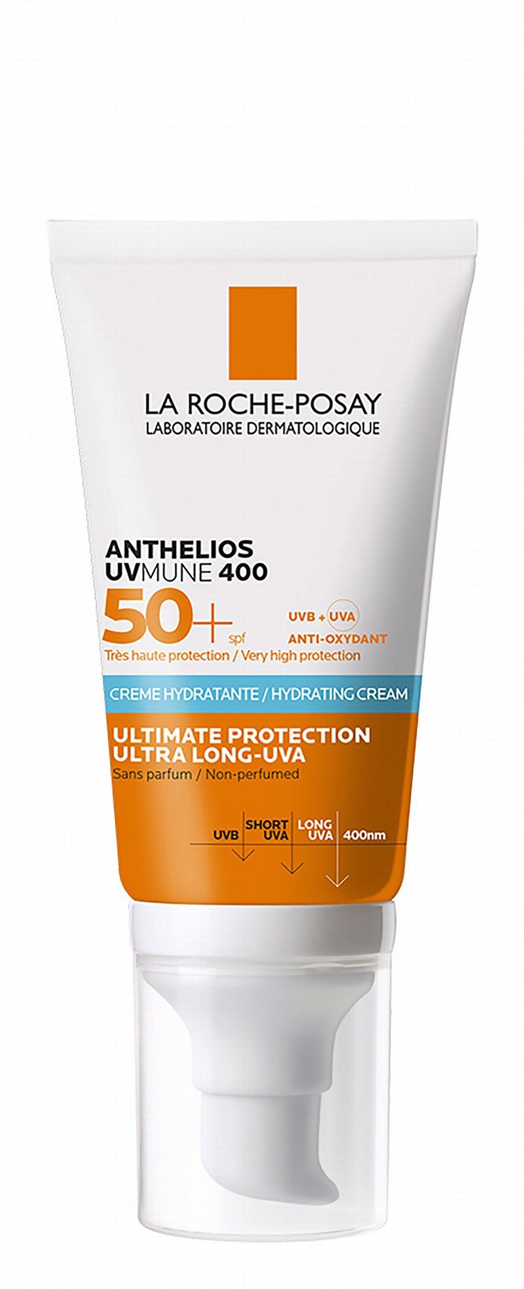 La Roche-Posay Anthelios Uvmune 400 Water-Resistant Hydrating Facial Sunscreen for Sensitive Skin SPF50+, 50ml product image